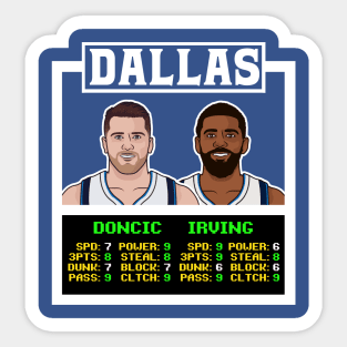 NBA JAM - Dallas Mavericks Sticker